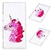 Produktbild xifanzi Weich Silikon Hülle für Sony Xperia XZ Premium 3D Einhorn Design TPU Durchsichtig Zurück Bumper Glänzen Schutzhülle für Sony Xperia XZ Premium Rot Flexible Etui Transparent Weiche Ultra Schlank Clear Back Case Klar Hülse Gummi Dünn HandyTasche Handyhülle für Sony Xperia XZ Premium