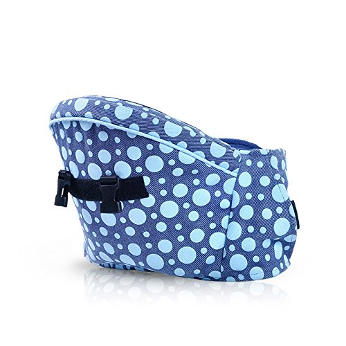 Amzdeal für Babys und Kleinkinder von 3-36 Monaten Babytrage mit integriertem Sitz in Blau Baby Carrier - 4