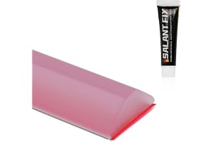 Flintronic 1 m trapezoid tvättställ handfat vattenblockerande remsa, våtrum golvbarriär, dusch tätningsremsa med 50 g lim, du