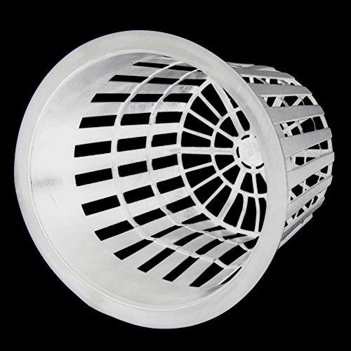 10 cestas de malla hidropónicas para plantar macetas