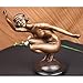Produktbild Selten Handmade Bronze Skulptur Bronze Statue Signed Gory Herrliche Nudist Performer Marmor Basis Figure-EU74458- Decor Sammler Geschenk