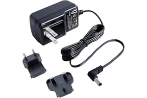 Feelworld Adaptateur Secteur pour Caméra Monitor F6PLUS FW568 F5 FW759 F5PRO T7 FW703 12V/1.5 A-Inclus 2 Normes