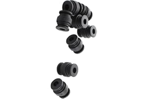 Aexit 8Pcs 8mm x 20mm Black Rubber s-hock Absorption PTZ Gimbal Damping Ball (f0dab87ba500cd474cea9fa86aa30ae4)