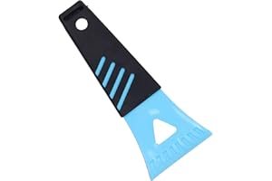 ILamourCar Eiskratzer, langlebiger und Stabiler Eiskratzer Auto, Scheibenkratzer Auto Stabil, Schneekratzer Auto aus Premium ABS - Kratzer Auto Eisschaber mit integriertem rutschfestem Softgriff, Blau