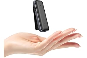 ZAQE 64G Grabadora de Voz Digital, 400 Horas de Capacidad de Grabación, Reducción de Ruido, Grabación con un Solo Toque Grabador de Voz para Conferencias, Charlas, Entrevistas, Reuniones