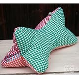 Leseknochen, Zierkissen, Nackenkissen, Tablethalter, Keilkissen