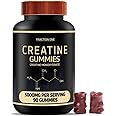 Fraction One Creatine Gummies 5000mg 90 Gummies 45 Days Supply Creatine Monohydrate Gummies - Berry Flavoured Creatine - Pre Workout Gym Supplement for Men & Women - Vegan Chews Chewable Max Strength