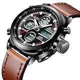 Herren Uhren Militär Sport Wasserdichte Chronograph Analog...