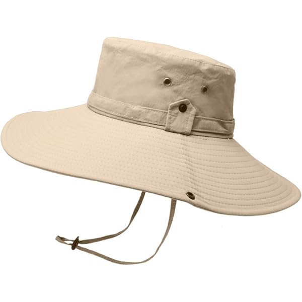 Cappello Da Sole Uomo Con Bordo Largo - Pieghevole, Impermeabile, Protezione UV Per Esterni - Foto 8