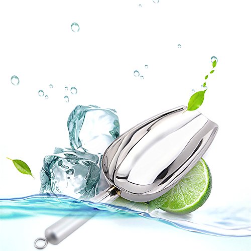 20,3 cm Edelstahl Eiskratzer Food Buffet Candy Bar Eis Schaufeln Schaufel, Set von 2, 10inch - 5