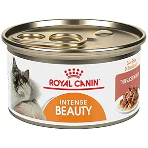 Royal Canin Canned Cat Food, Intense Beauty, Thin Slices in Gravy (Pack of 24 3-Ounce Cans)