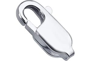 MATERIA BY MATTHIAS WAGNER MATERIA 925 Silber Karabiner Verschluss 10x18x4mm 2,5g für Armbänder/Ketten/Schmuck Basteln #Z13