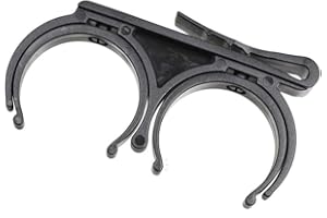 VEKTENXI Lot de 2 supports de balles de golf avec clip pour balles de golf - Outil de golf - Noir