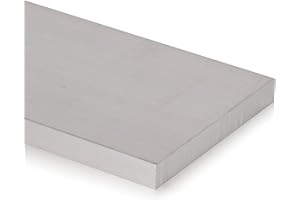 Fits Metall | Aluminium Flachmaterial | AlMgSi0,5 | 80x10 mm | Länge: 500 mm +/- 5 mm | EN AW-6060