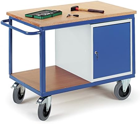Wheeled Trolley with Steel Cabinet with 07 4306
