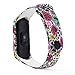 Price comparison product image Sansee Pattern Soft TPU Replacement Smart Wrist Watch Strap for XiaoMi Mi Band 3 (Colour C)