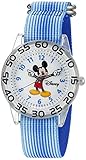 Disney Mickey Mouse Kids 'w002507 Mickey Maus Analog Display Analog Quarz Blau Armbanduhr