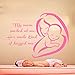Produktbild Mère et Enfant Citations Stickers muraux pour Nursery chambre chambre de bébé ou Résidence intérieur Decor Home Design Art murales (mn823), Vinyle, 48cmTall x 67cmWide