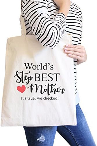 365 Printing World's Best Stepmother Unique Design Canvas Bag Gifts For Stepmoms
