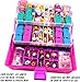Price comparison product image ShopaFun Organiser – Shopkins Compatible Carry Case - Fits 12 Baskets, 62 Bags and 250 Figures over 3 Levels - Great Storage Plus 2 Neoprene Play Mats. Toy and Mini Figure Storage by Felix and Wise