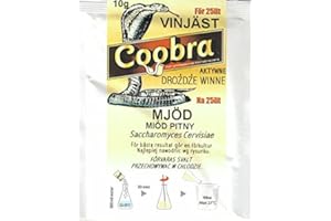 AlcoFermBrew Levure Mead 10g/25L - Levure Hydromel | Fermentation | Levure sèche | levure de vin | Vente en Gros de levure