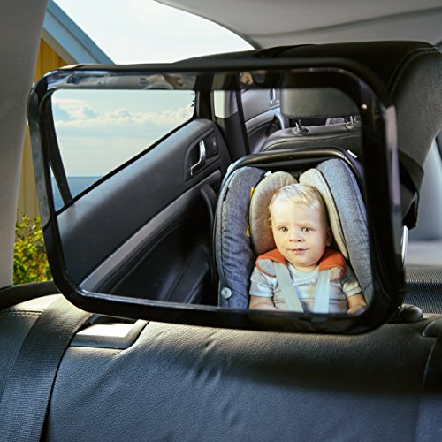 smileBaby verstellbarer Auto Babyschalenspiegel Rücksitzspiegel - 6