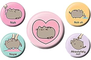 PYRAMID INTERNATIONAL Pyramid Pusheen The Cat - Juego de broches Unisex
