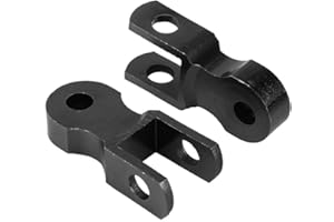‎EVGATSAUTO Motorrad Hinterradaufhängung Stoßdämpfer Riser, 2PCS Motorrad Hinterrad Stoßdämpfer Riser 5 cm Hebevorrichtung Pad(With Screws)