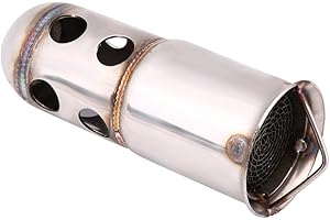 EBTOOLS Db Killer 51mm Terminale Scarico Moto Yoshimura adatto perUniversale Di In Inox,Silenziatore