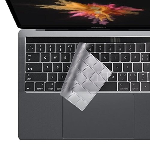 i-Buy Ultra Thin Clear TPU Keyboard Cover Film for Macbook New Pro 13&15 with Touch Bar(2016 Release)[EU Keyboard Layout]- TPU Clear