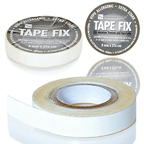 Klebeband Rolle für Tape In Extensions – doppelseitig – transparent – extrastarke Klebekraft - 4