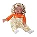 Produktbild Magic Baby Puppe Susi Schlafanzug, orange, 47 cm (lamagik, SL 47012 A)