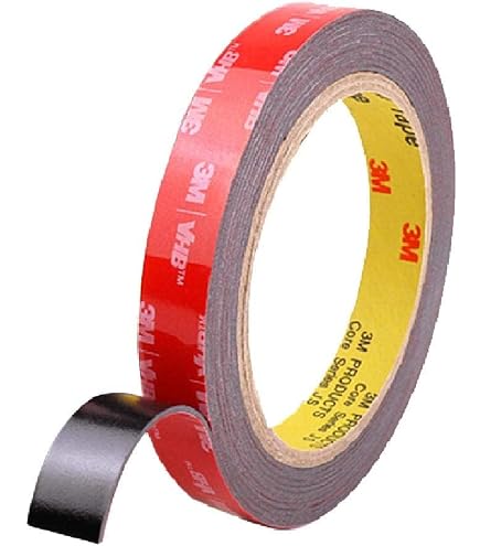 Nastro Biadesivo In Schiuma 19mm X 5,5m – Grigio, Per Montaggio Pesante, Antintemperie
