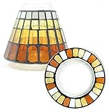 1 x Warme Sommernächte Multi Farbe Mosaik Schatten & Tray Set