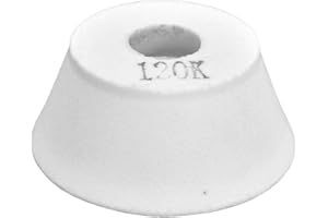 AGATIGE Granos De Blanco Rueda Abrasiva De Superficie De Pulido De Superficie Herramienta, 75x32x20mm Muela Abrasiva De Copa De Corindón Blanco, Amoladora De Cerámica De Alta Dureza En Forma Cuenco(120#)