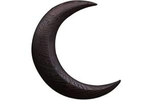 AUSAGG Holz Mond Haarnadel Einfache Handgeschnitzt Holz Mond Haarnadel Handmade Haargabel Halbmondförmige Haarnadel Haarspangen Hochzeitszeremonien