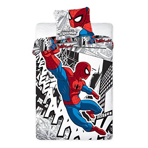 Spiderman Frozen Avengers Minions Bettwäsche Kinder Bettwäsche (Spiderman SPDR001)