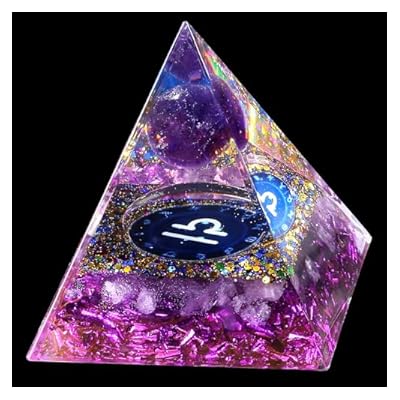 Xiannvxi Libra Tower,healing Crystals Tower,amethyst Crystal Tower For Positve Energy,libra Gifts For Women Men,orgone Tower Spiritual Gifts For Healing Meditation Reki Bring Luck