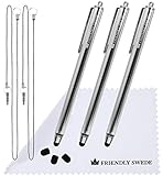 Austauschbare Spitzen: Die dünne Spitze der Stylus Pen ist austauschbar. Dies sorgt für eine längere Lebensdauer des Eingabestifts. Der Austausch kann innerhalb von Sekunden und ohne Werkzeug erledigt werden.