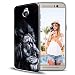 Produktbild HTC One Mini, M4 Bilder Case, Conie Mobile Motiv Hülle Backcover Rückschale, Silikon TPU Schutzhülle