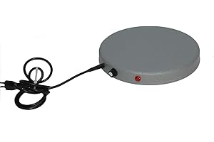 Hemel Tränkenwärmer mit Thermostat - Ø 25 cm, Wärmeplatte, Heizplatte, Tränkenheizung