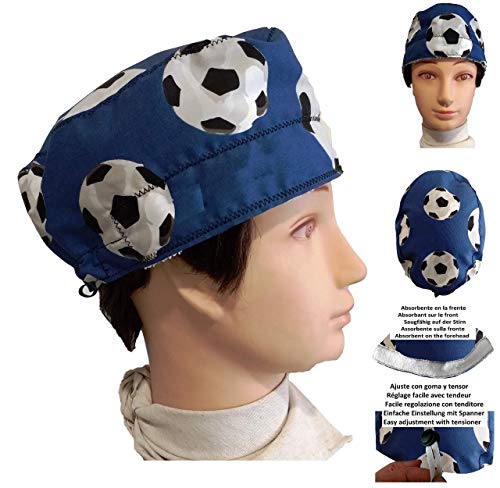 OP Haube Chirurgische Kappe. Mann Fußbälle für kurze Haare. Frontdämpfer und verstellbarer Spanner nach Ihren Wünschen