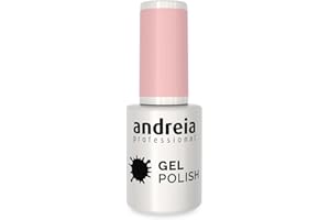 Andreia Pintauñas Semipermanentes – Esmalte Semipermanente Profesional para Uñas de Gel - Manicura con Brillo Intenso que Dura Hasta 4 Semanas - Color 200 Rosa - Sombras de Desnudo - 10ml