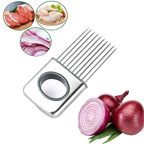 Cebolla Slicer Tomate Carne Tenderizer , acero inoxidable Gadgets de cocina Herramientas vegetales Herramientas de cocina Accesorios de cocina by WSKTOP