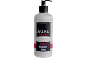 Aure Shampooing pour Chiots et Chatons - Apporte Brillance et Souplesse - Facile à Appliquer - Shampoing pour Chien et Chat - Favorise la Croissance et la Vitalité du Poil - 500 ML