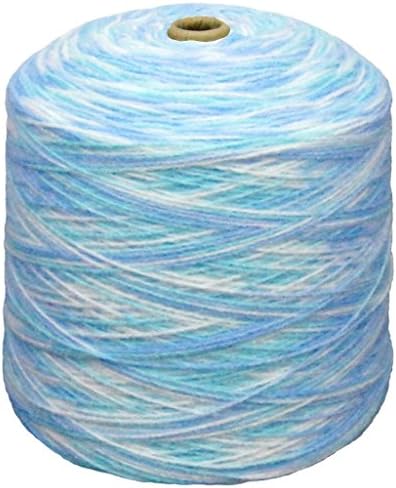 Marriner Random 4ply Cone 500g Blue and White