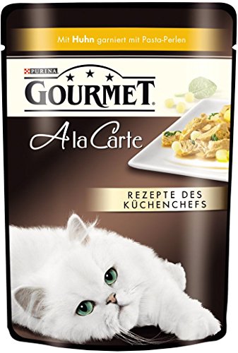 Preisvergleich Produktbild Gourmet A la Carte Katzenfutter mit Huhn, 85 g