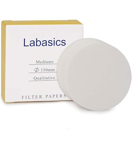 Produktbild von Stonylab 100er Pack Quantitatives Filterpapier, Speed-Filter, 56mm Ø, 25 µm Partikelrückhalt – Für Labore