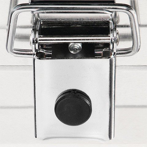 Enders Alubox 130 Liter + Schloss Set, hochwertig verarbeitet, mit Moosgummidichtung, Alukiste flexibel verwendbar als Transportbox und Lagerbox – Alukoffer Lagerkisten Metallkiste Metallbox Aluboxen Alukisten - 2