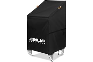 Ezilif Garden Chair Covers,420D Oxford Heavy Duty waterproof Chair covers outdoor, Windproof Anti-UV Patio Stacking Chair Cover with Drawstring for Outdoor Patio Garden,70x70x80/120cm